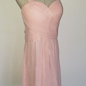 Strapless Dress Light Pink